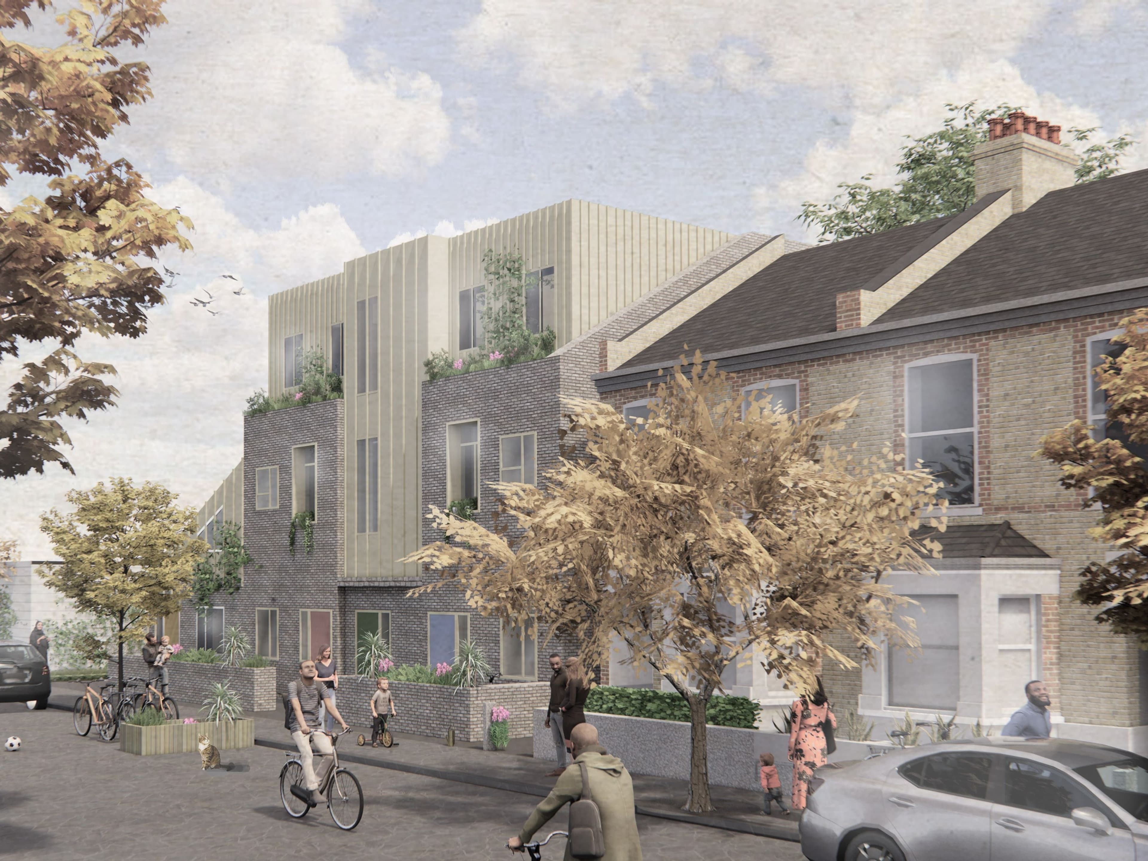 By the community, for the community: A multi-unit community led housing project on an infill site in Leyton