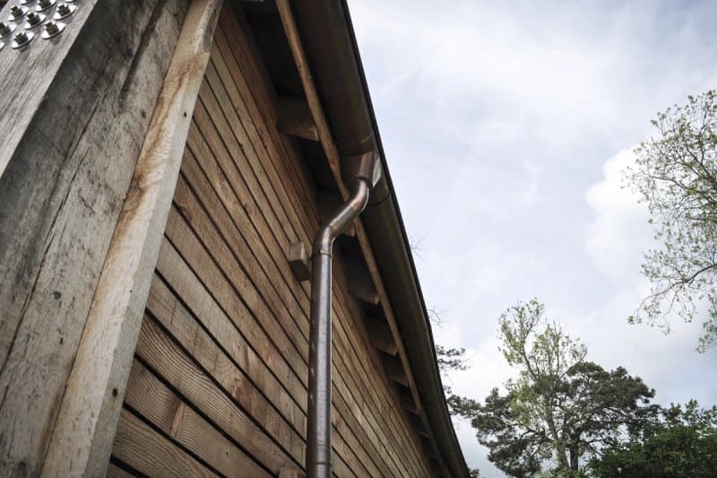 Douglas Fir timber cladding at Knepp Castle Estate