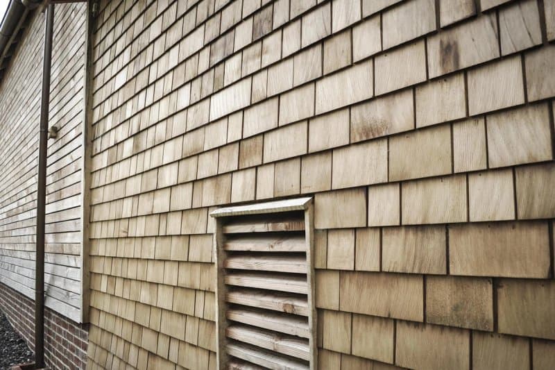 Timber tile cladding at Knepp Castle Estate