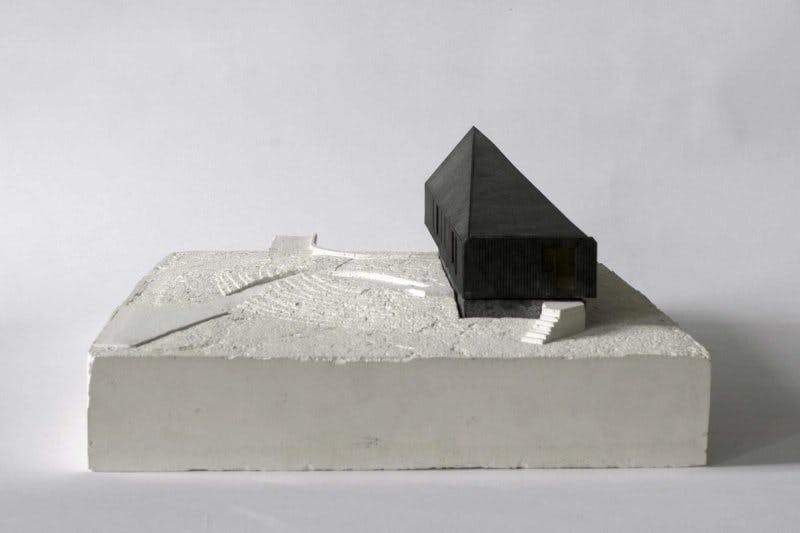 Model of Black Barn architectural home by Studio Bark