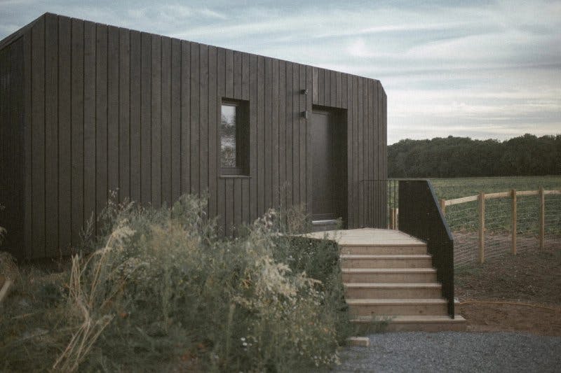 New build timber home in the countryside