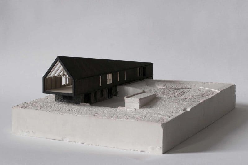 Model of Black Barn contemporary Paragraph 84 home