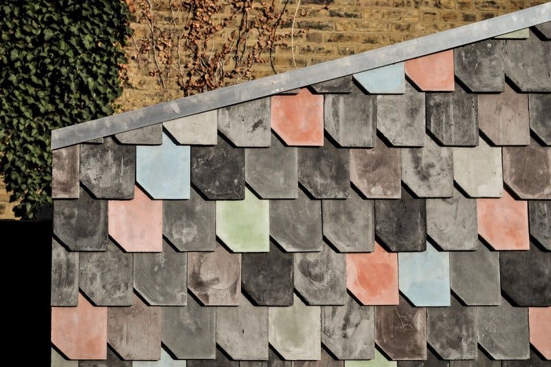 Bespoke roof tiles at Holloway Lightbox